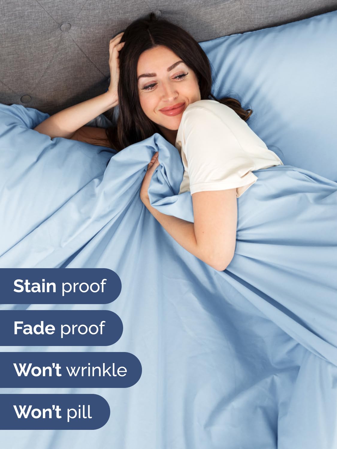 CGK Unlimited soft cooling microfiber sheets feel light and breathable