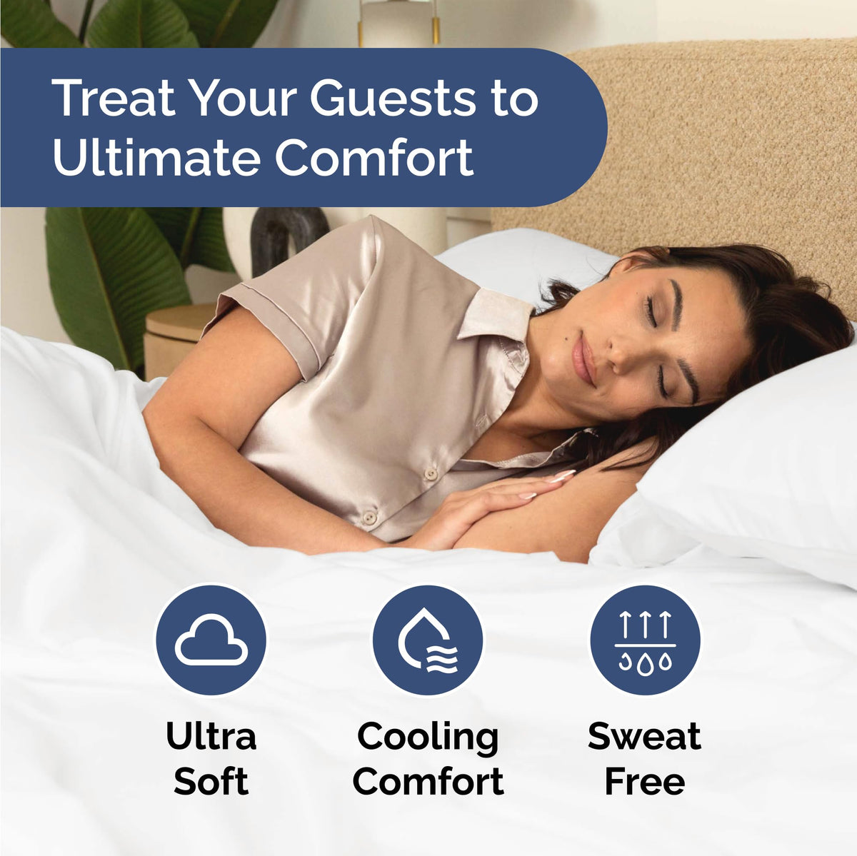 CGK Unlimited soft double-brushed microfiber delivers a silky touch.