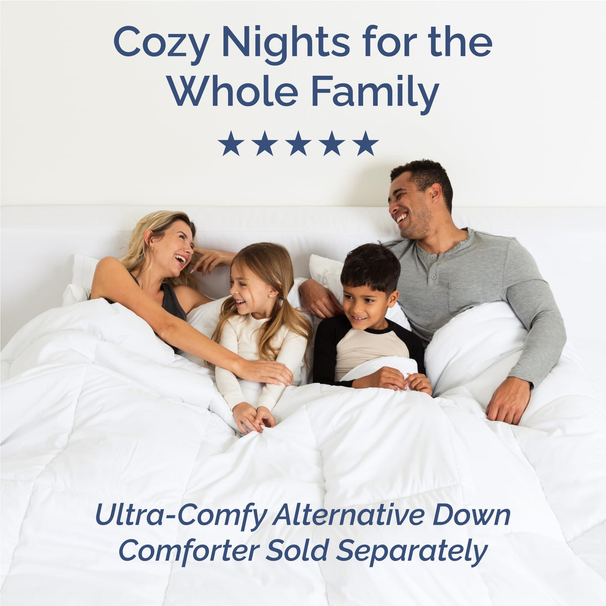 CGK Unlimited heathered blue sheets offering premium softness at a great price