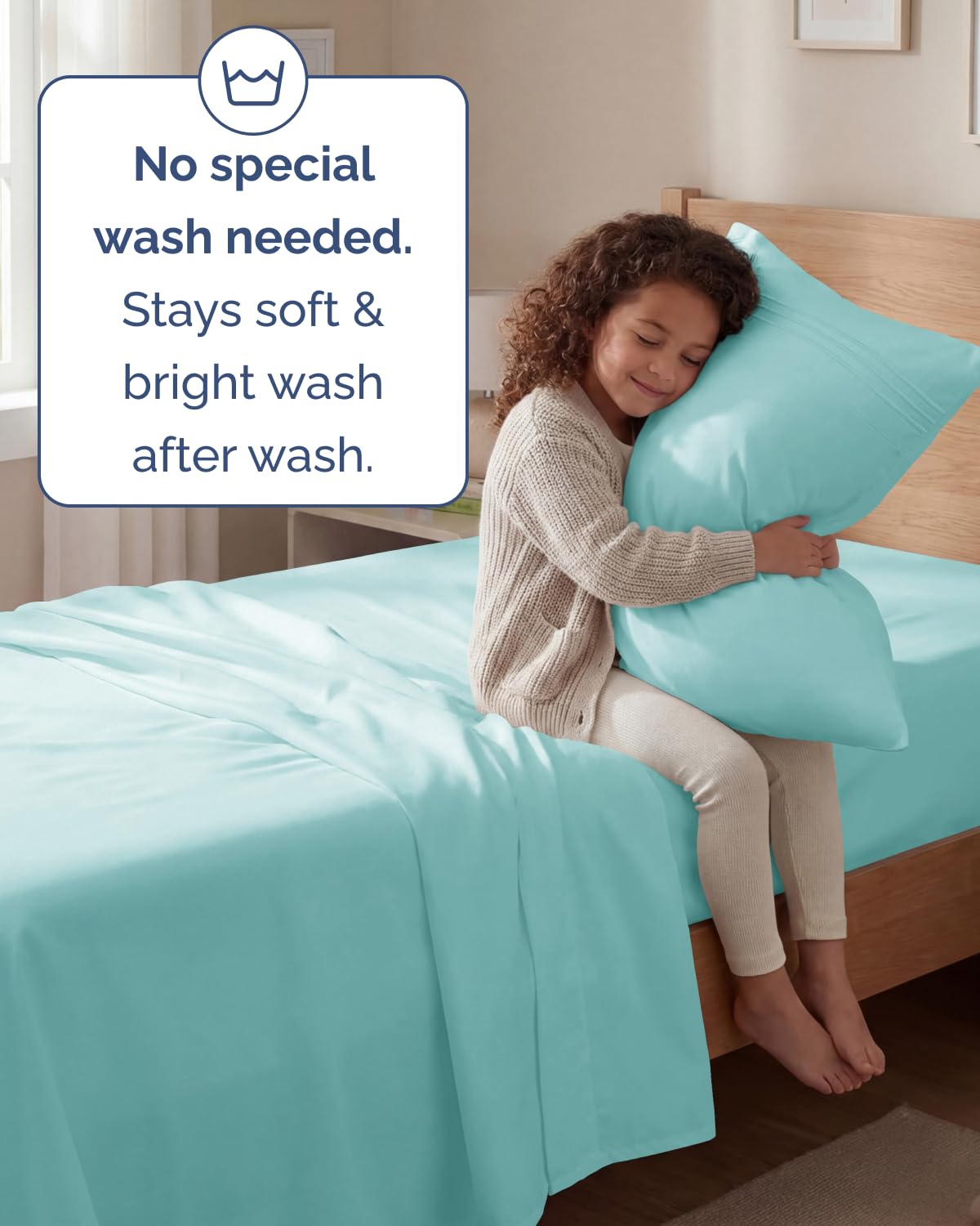 CGK Unlimited spa blue bed scene with hotel-like luxury and comfort