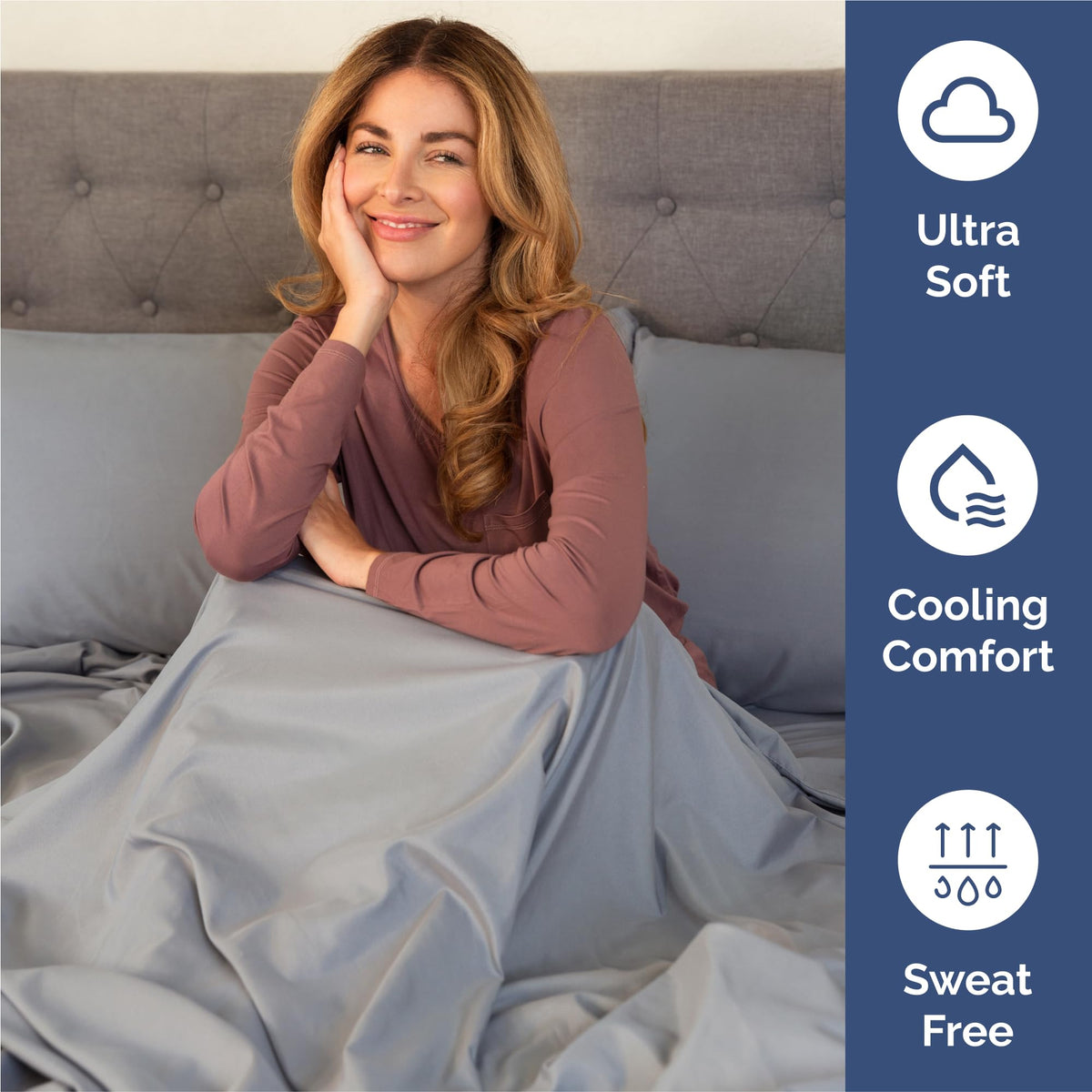 CGK Unlimited Split King pillowcase showcases silky-soft microfiber finish for smooth sleep