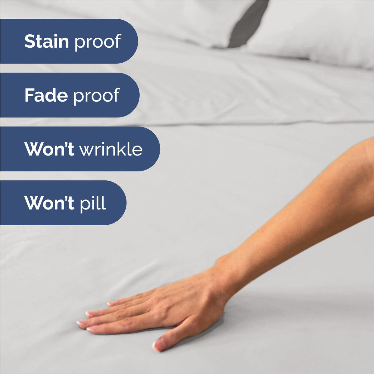 CGK Unlimited breathable microfiber fabric stays cool during warm nights