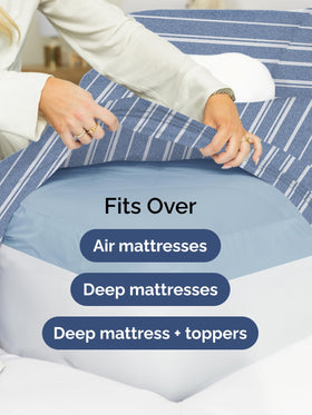 CGK Unlimited topper compatible queen sheets work well with memory foam toppers