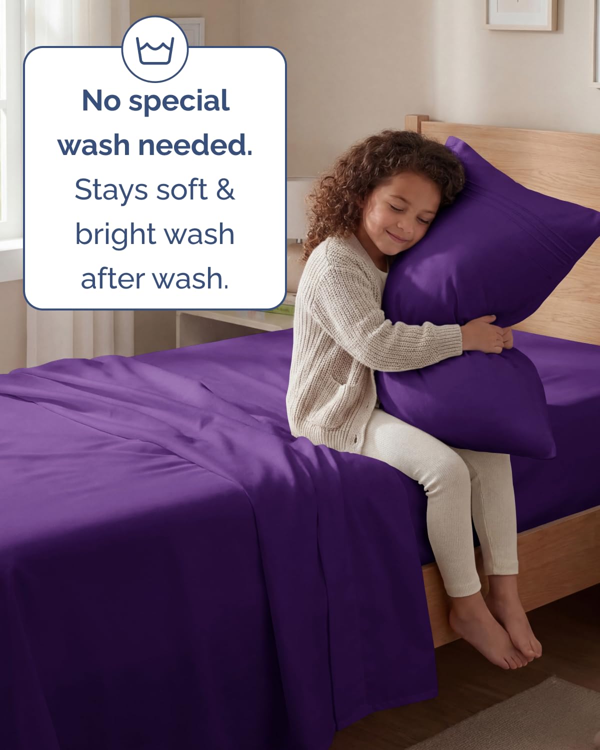 CGK Unlimited purple cooling fabric promotes breathable night comfort