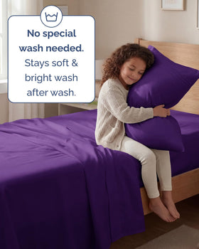 CGK Unlimited purple cooling fabric promotes breathable night comfort