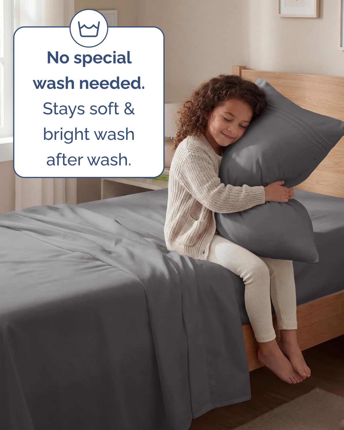 CGK Unlimited brushed microfiber provides a soft, silky feel.