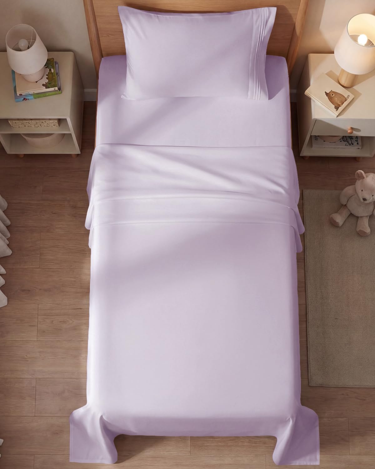 OEKO-TEX certified materials indicate safety and quality in the CGK sheet set.