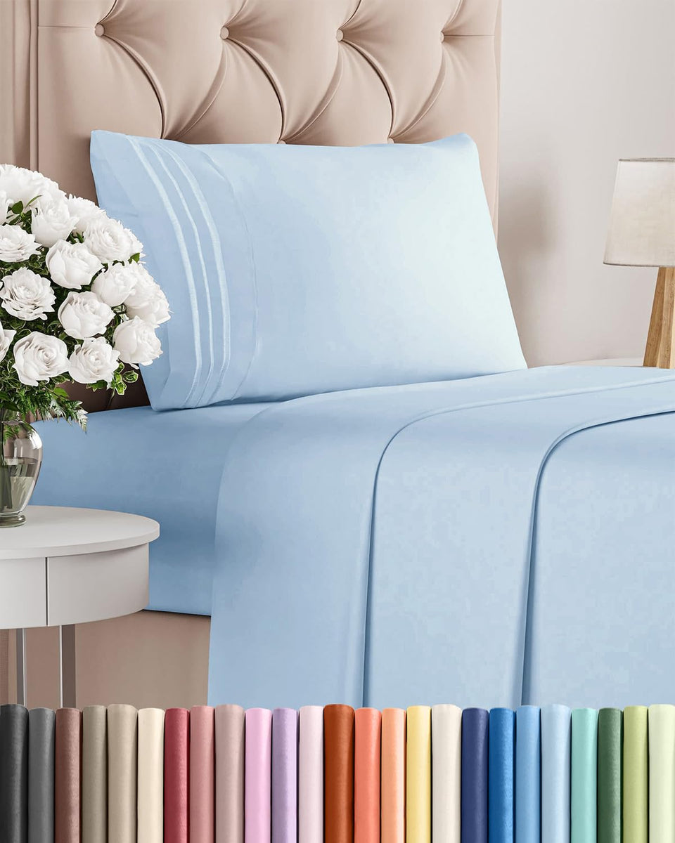 CGK Unlimited Twin 3pc set close-up shows silky-soft texture for nightly comfort