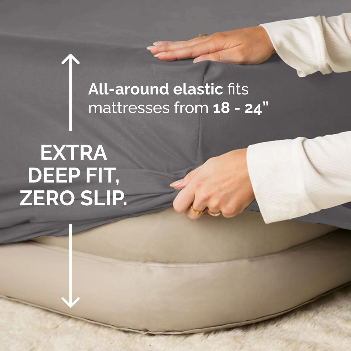 CGK Unlimited air mattress sheet set pillowcase offers soft, durable microfiber.