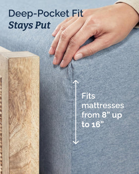 CGK Unlimited brushed microfiber closeup reveals soft, luxe texture ideal for all-season sleep.