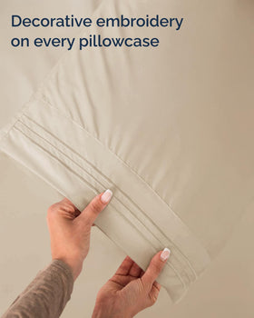 CGK Unlimited set is ideal for bedrooms seeking cooling fabrics