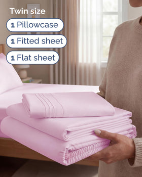 CGK Unlimited pillow case close-up emphasizes smooth surface and helps keep pillows neatly in place
