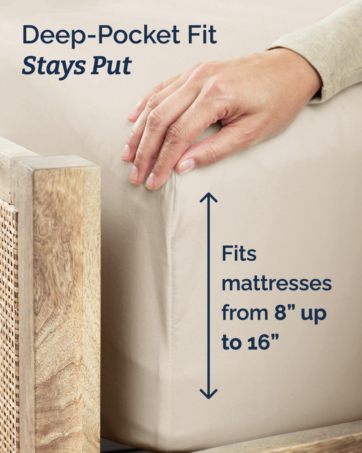 CGK Unlimited brushed microfiber feels silky soft and breathable for year round comfort