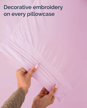 CGK Unlimited wrinkle-free finish demonstrating easy care and smooth look straight from the dryer