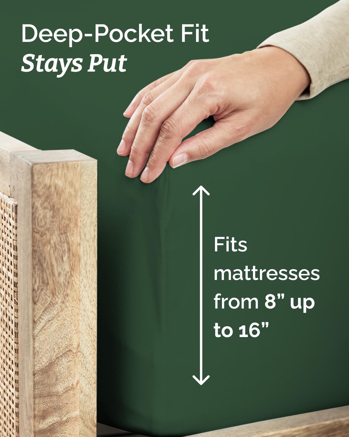 CGK Unlimited breathable cooling fabric promotes comfortable sleep all night long.