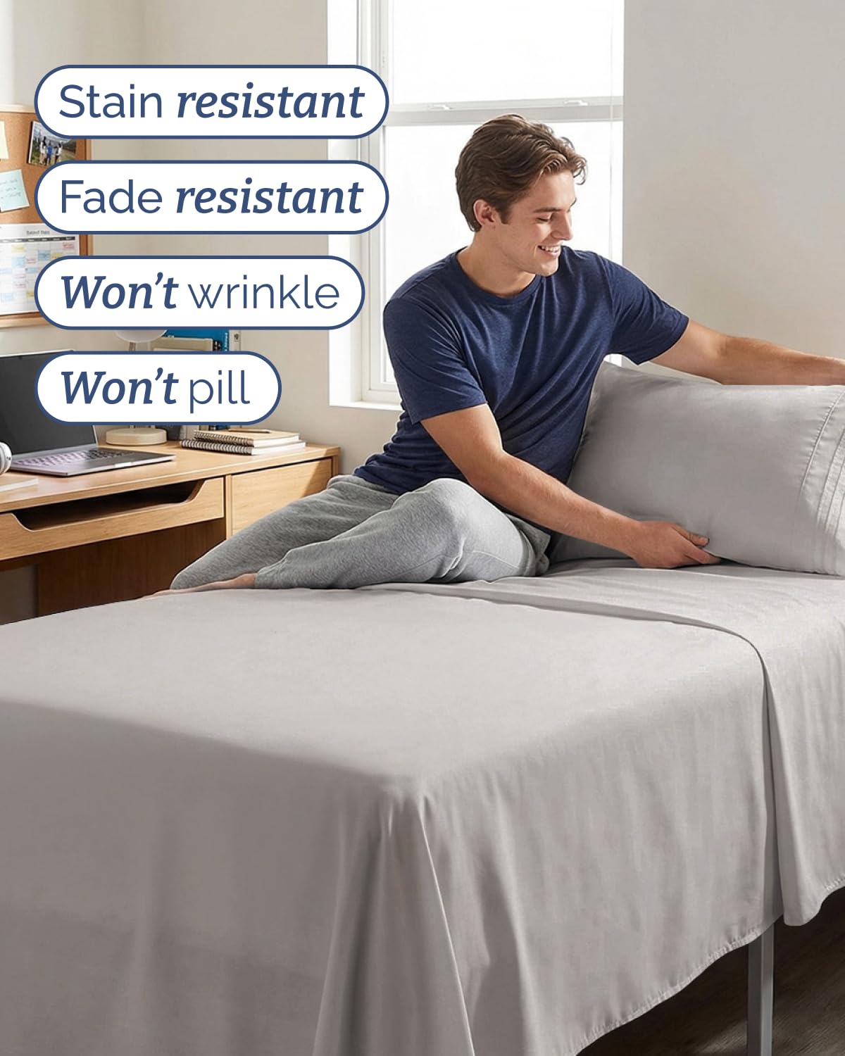 CGK Unlimited brushed microfiber texture close-up emphasizes softness and breathability