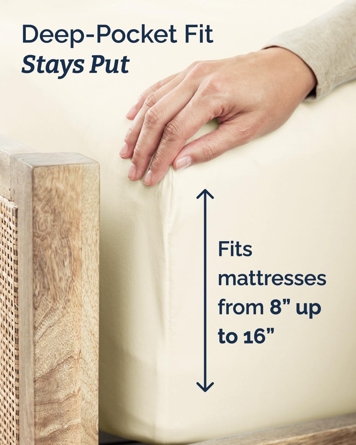 CGK Unlimited Twin XL soft-brushed microfiber fabric close-up for a silky feel.