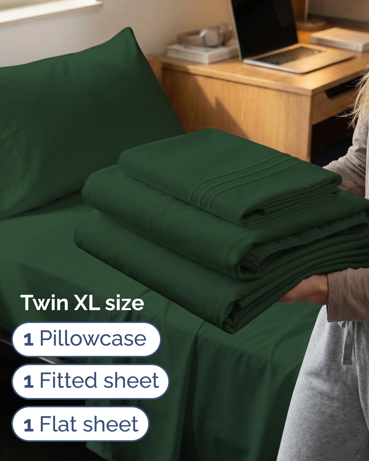 CGK Unlimited 20x30 pillow case fits standard pillows and adds smooth softness.
