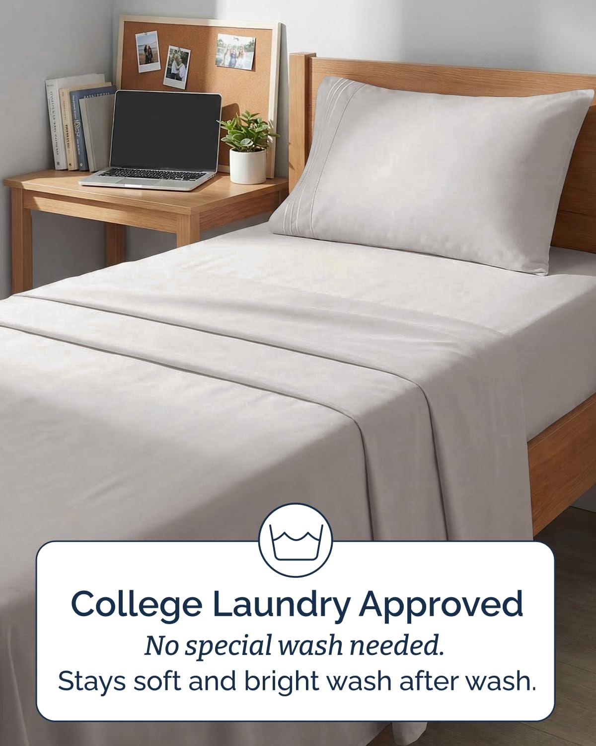 CGK Unlimited soft sheets draped on bed conveying hotel-like comfort