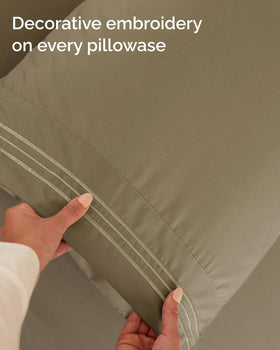 CGK Unlimited Twin XL 3-piece sheet set wrinkle-free sheets for easy bed-making