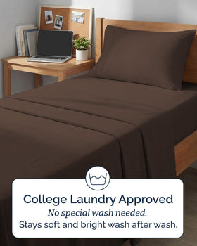 CGK Unlimited wrinkle-free finish keeps sheets neat after washing.
