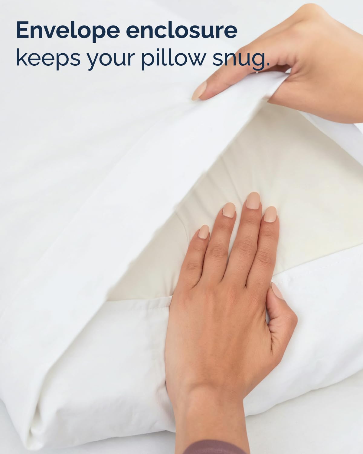 CGK Unlimited wrinkle-free finish demonstrated on a tidy bed setup.