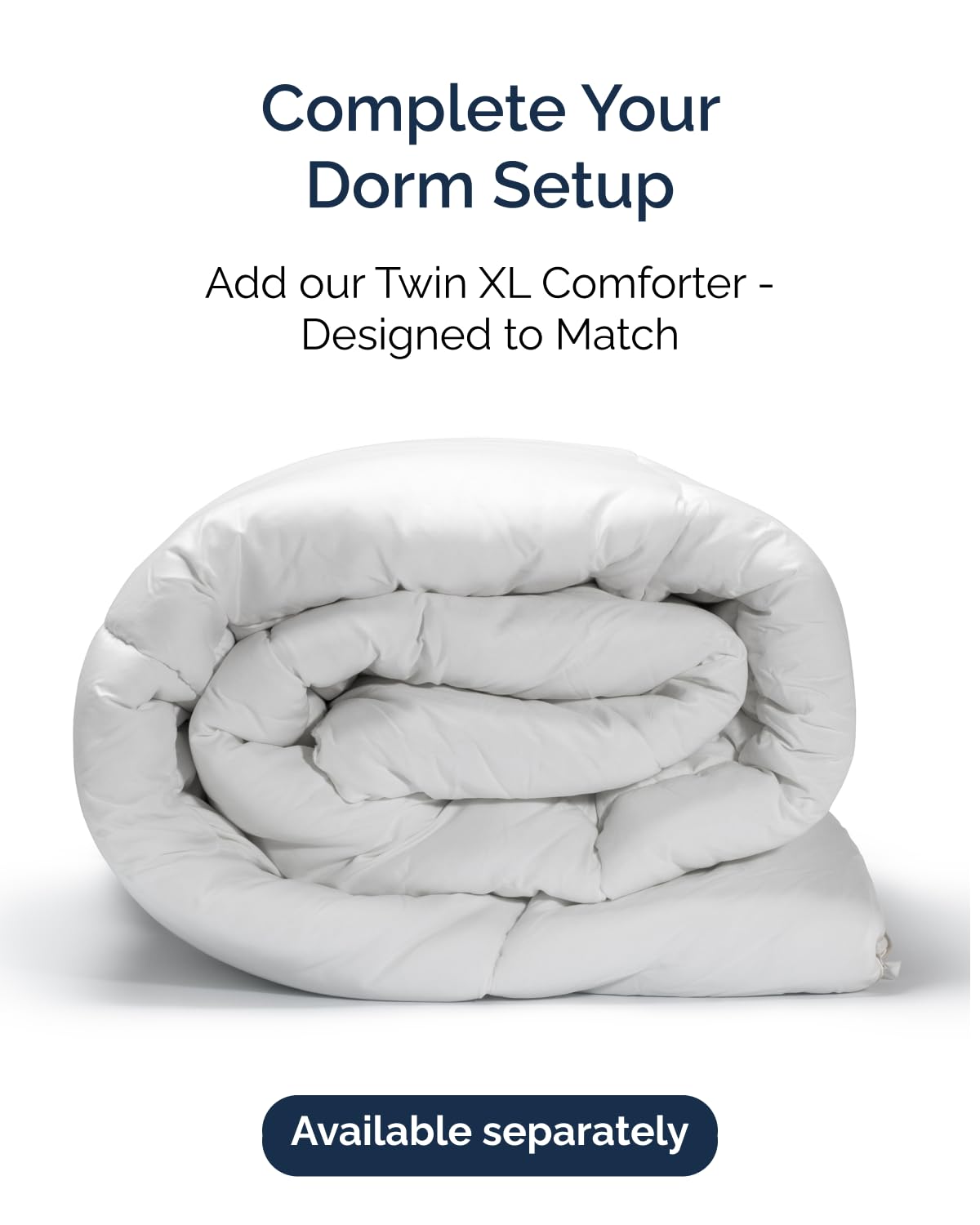Guest room setup with CGK Unlimited Twin XL set for easy care
