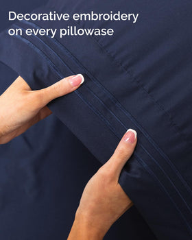 CGK Unlimited deep pockets feature keeps sheets taut and secure.