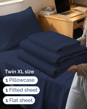 CGK Unlimited flat sheet 66x102 provides generous coverage.