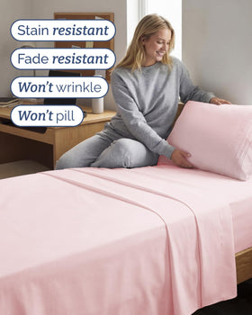 CGK Unlimited Twin XL pillow case 20x30 protects and smooths your pillow