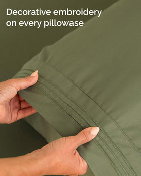CGK Unlimited breathable cooling sheets help you stay comfortable through warm nights.