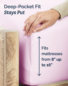 CGK Unlimited Twin XL deep pockets for universal mattress fit