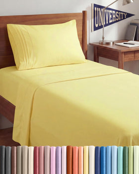 CGK Unlimited Twin XL flat sheet 66x102 for breathable cooling comfort