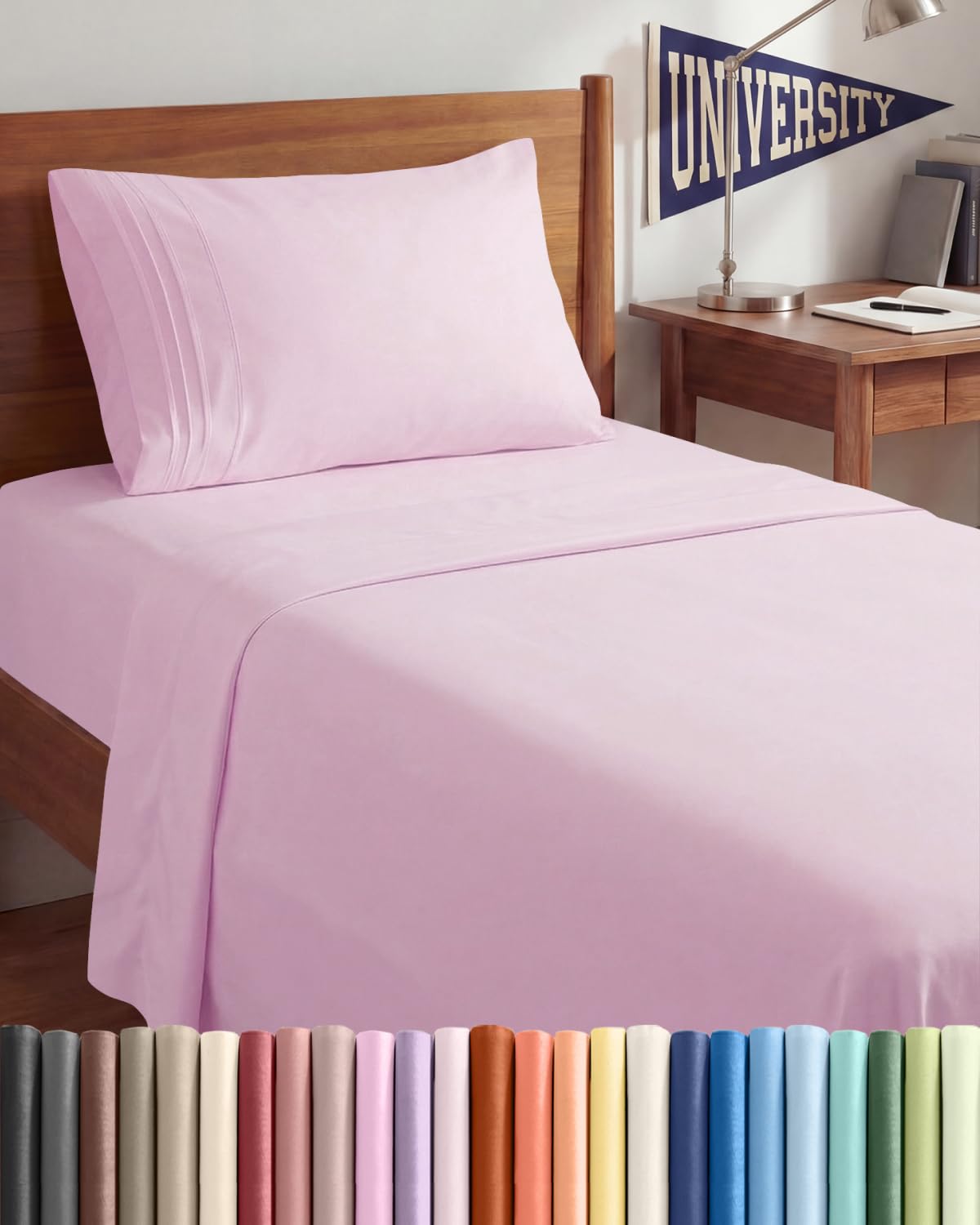 CGK Unlimited Twin XL pillow case offers silky softness for restful nights