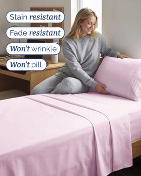 CGK Unlimited Twin XL soft fabric delivers breathable comfort