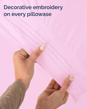 CGK Unlimited Twin XL wrinkle-free finish keeps bed neat