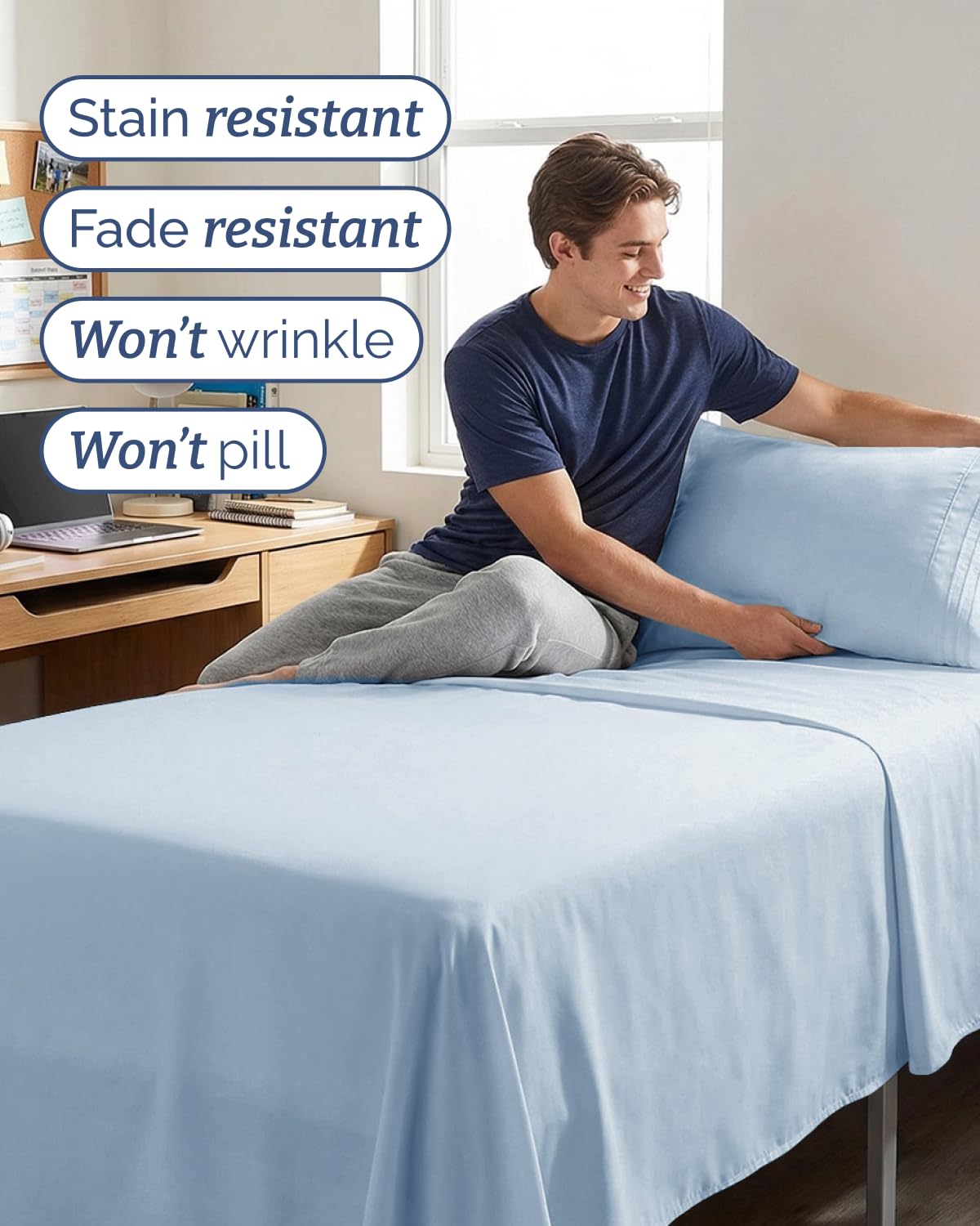 Soft brushed microfiber from CGK Unlimited delivers silky feel
