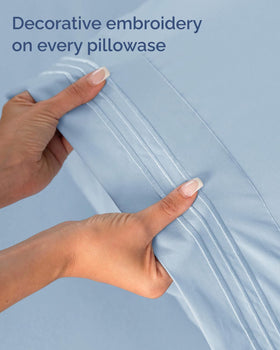 Wrinkle-free finish on CGK Unlimited Twin XL sheets