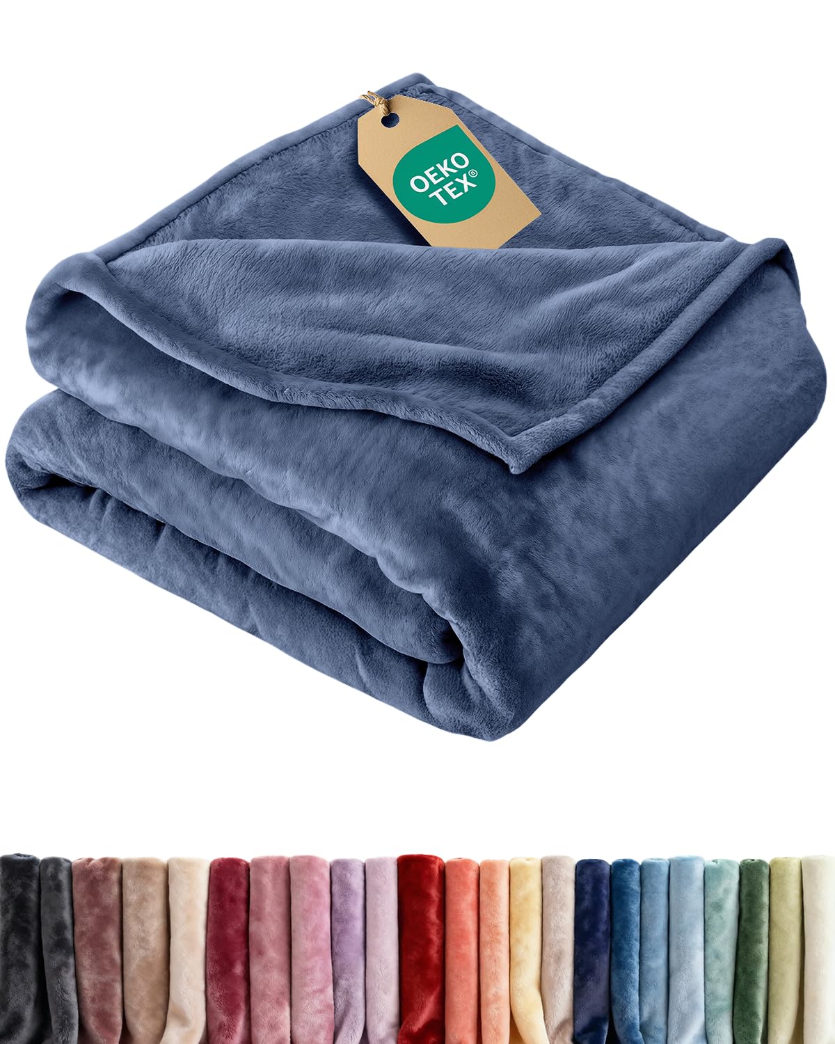 CGK Unlimited Ultra-Soft Fleece Blanket close-up texture for premium coziness.