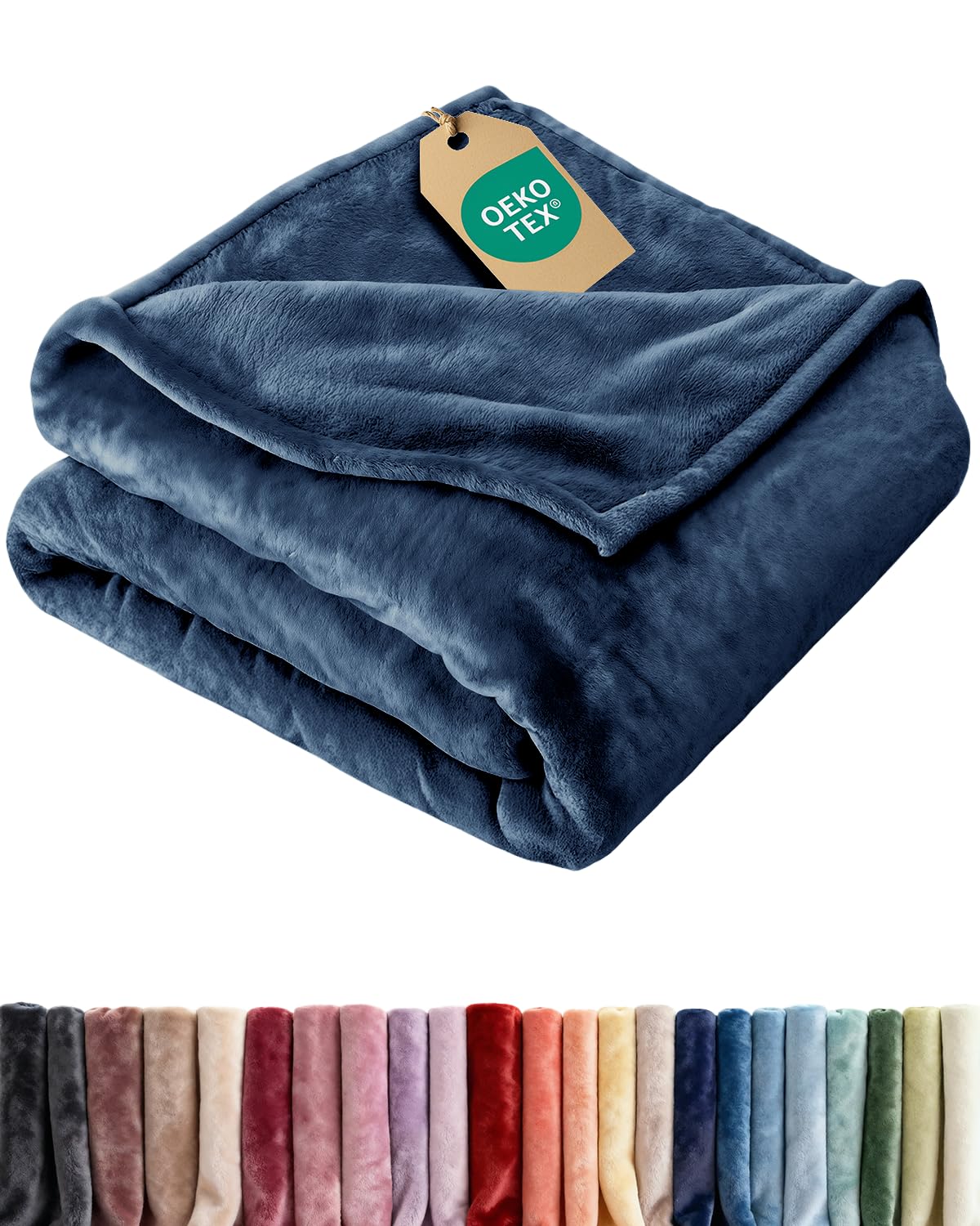 CGK Unlimited ultra-soft fleece blanket close-up texture for luxurious warmth