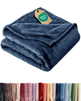 CGK Unlimited ultra-soft fleece blanket close-up texture for luxurious warmth