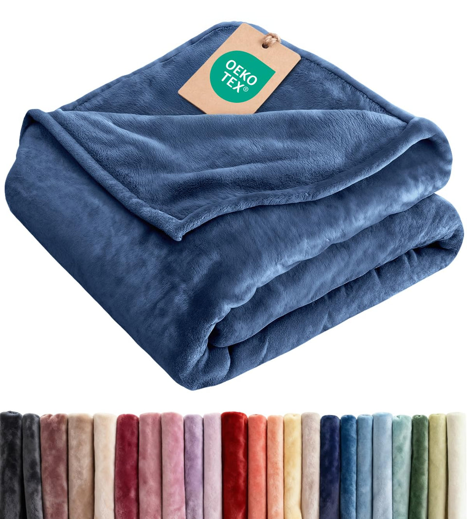 CGK Unlimited ultra soft fleece blanket texture close-up showing velvety warmth