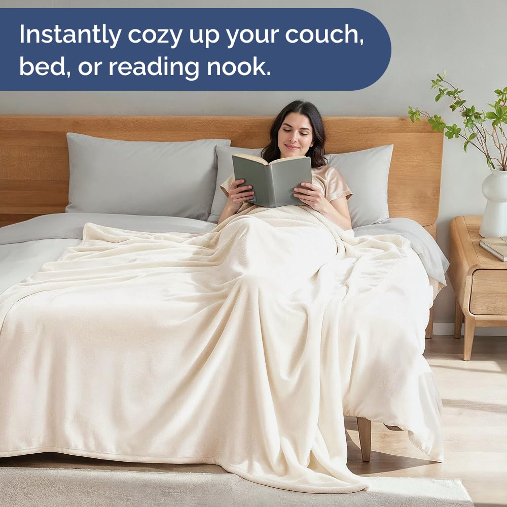 CGK Unlimited versatile blanket suits couch, bed, travel, or camping in style.