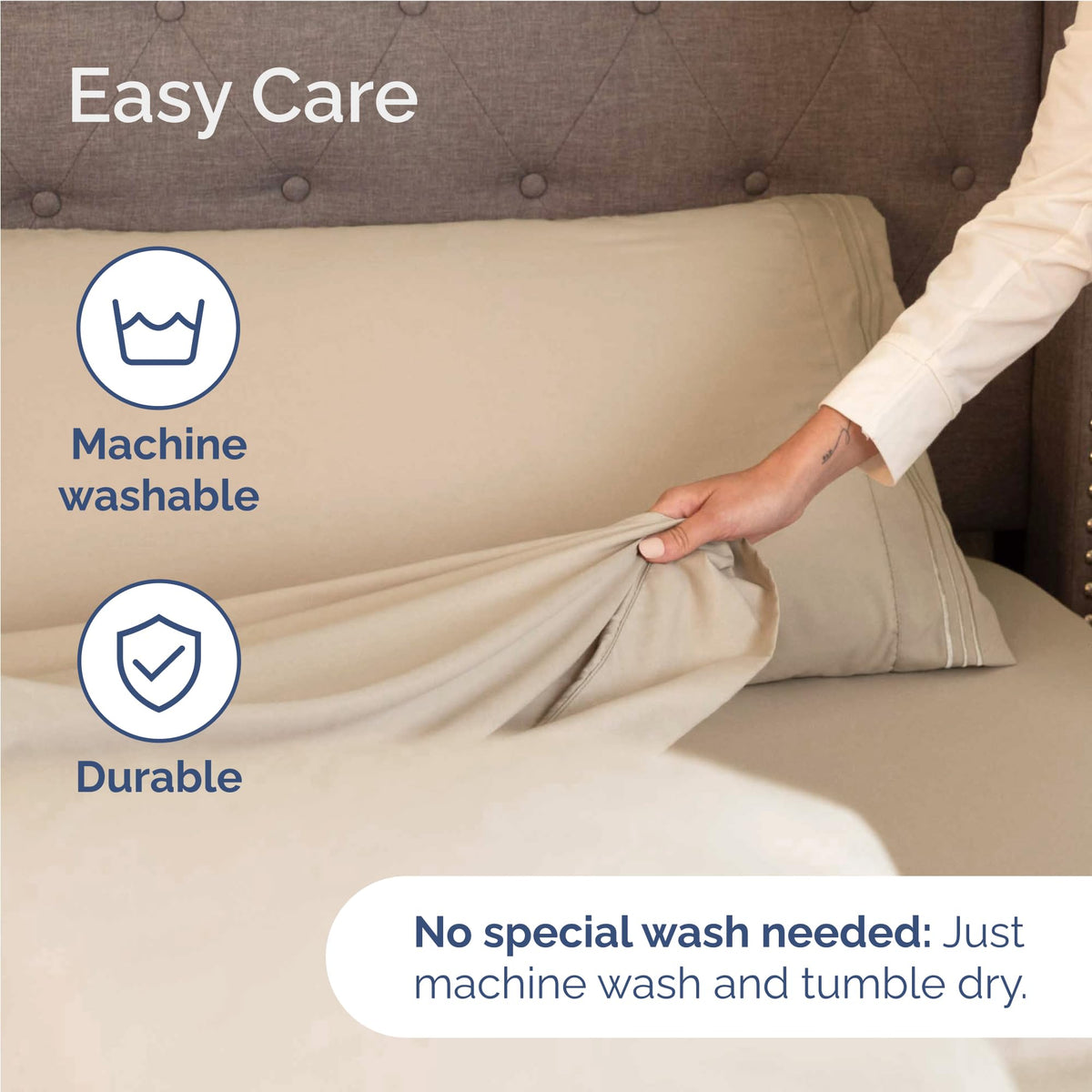 CGK Unlimited sheets suitable for bedrooms, guest rooms, RVs, and vacation homes.