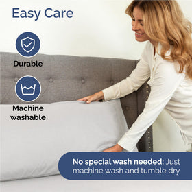 CGK Unlimited wrinkle-free finish close-up indicates easy care and neat look
