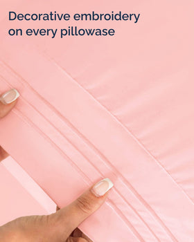 CGK Unlimited wrinkle-free finish keeps linens neat and presentable.