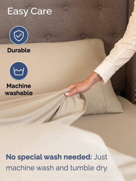 CGK Unlimited wrinkle-free finish keeps sheets looking smooth