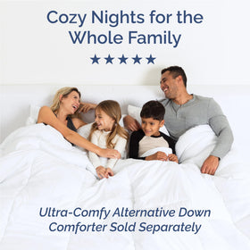Wrinkle-free, smooth surface keeps your bed looking tidy.