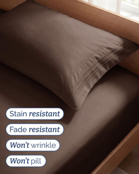 CGK Unlimited wrinkle-free look delivers smooth, easy-care bedding.