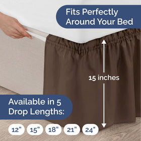 CGK Unlimited wrinkle-resistant fabric drapes neatly across the bed